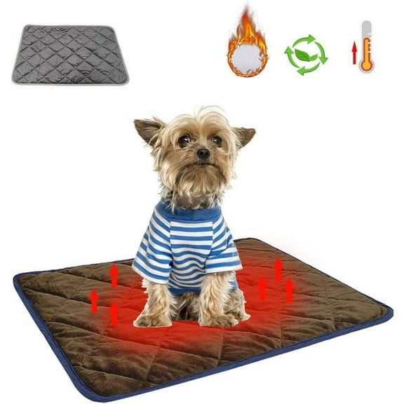 Zhuge Self Heating Pet Mat Cordless Self Warming Dog Pad Washable Self Heated Cat Bed Thermal Mat Blanket for Dogs and Cats in Cold Weather