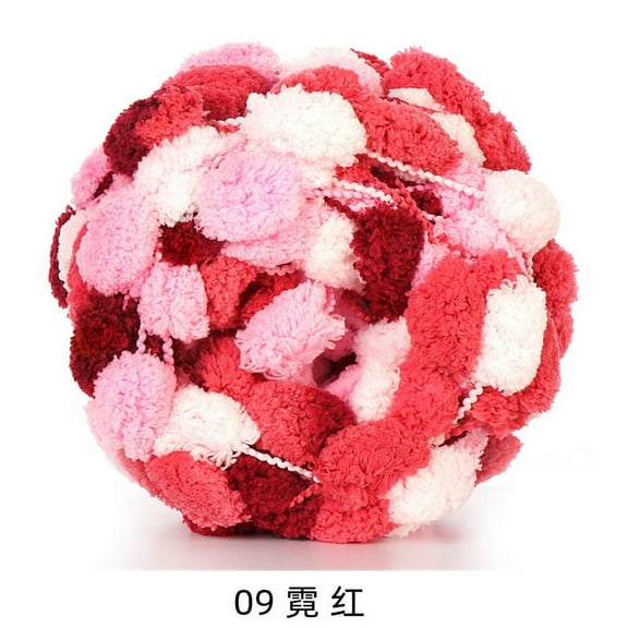 Zhuge Soft Acrylic Fancy Loop Yarn, Bulky Large Ball for Crochet, Knitting & Needle Felting, Craft Fiber Roving for Doll Hair & DIY Projects(100gA285)