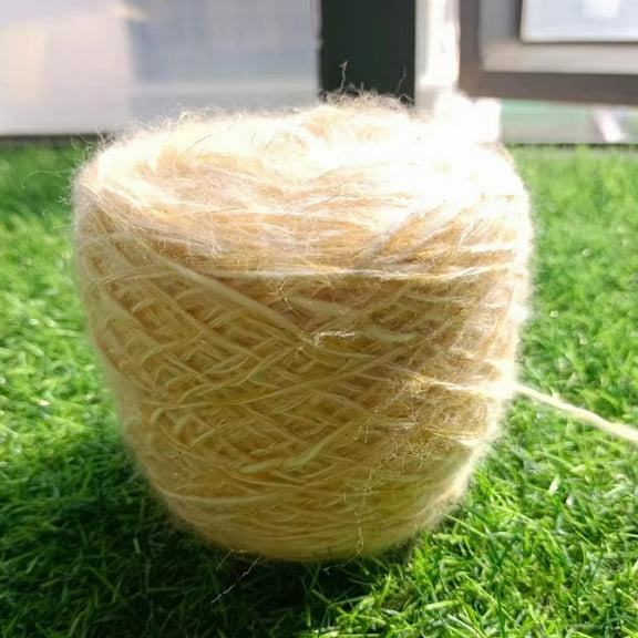 Zhuge Soft Plush Wool-Acrylic Fancy Loop Metallic Thread Yarn, Premium Fiber for Crochet, Knitting & Handcraft Projects(50gA88)