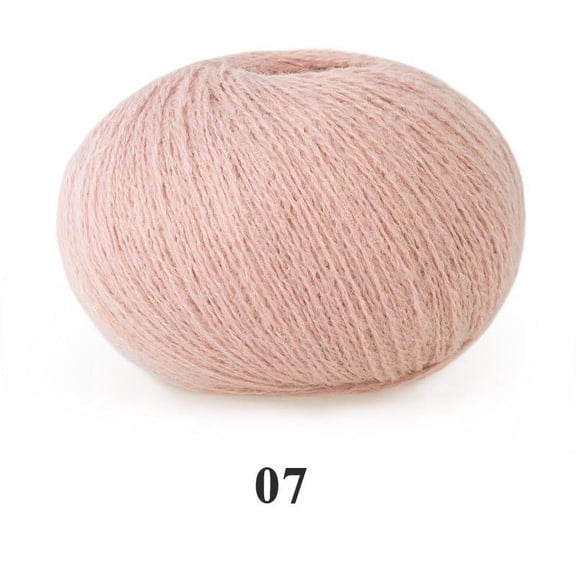 Zhuge Soft Plush Wool-Acrylic Fancy Loop Yarn Crochet, Knitting & Needle Felting, Carded Sheep Wool Roving Fiber(50gA146)