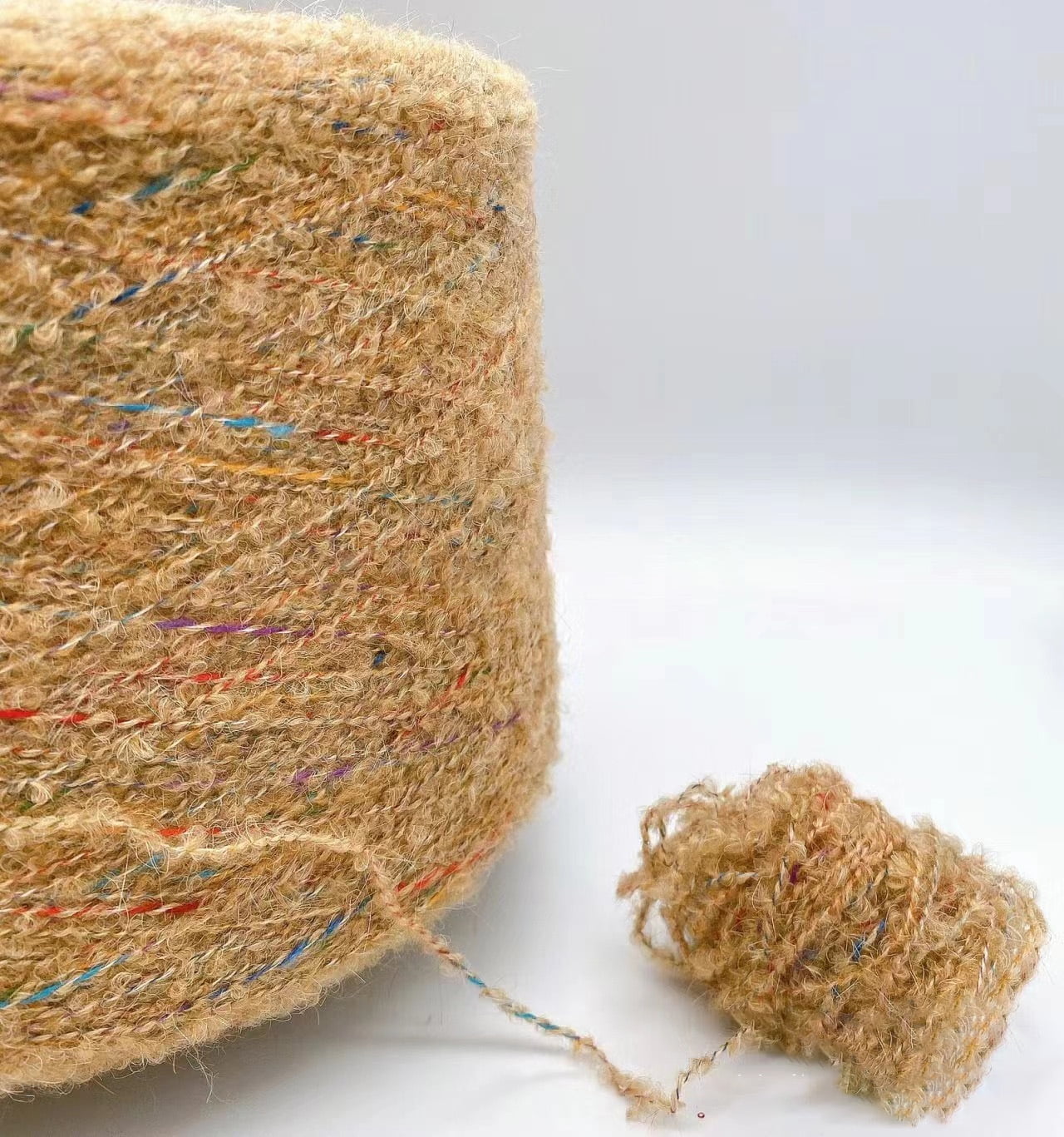 Zhuge Soft Plush Wool Acrylic Fancy Loop Yarn for Doll Hair Making ...