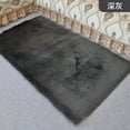 thumbnail image 1 of Zhuge Solid Color Plush Table Runner,Faux Sheepskin Decorative Shaggy Dresser Scarf,Not-Slip Desk Pad,Luxury False Fur Dresser Tablecloth-Dark grey 60x120cm(23.62x47.24inch), 1 of 3
