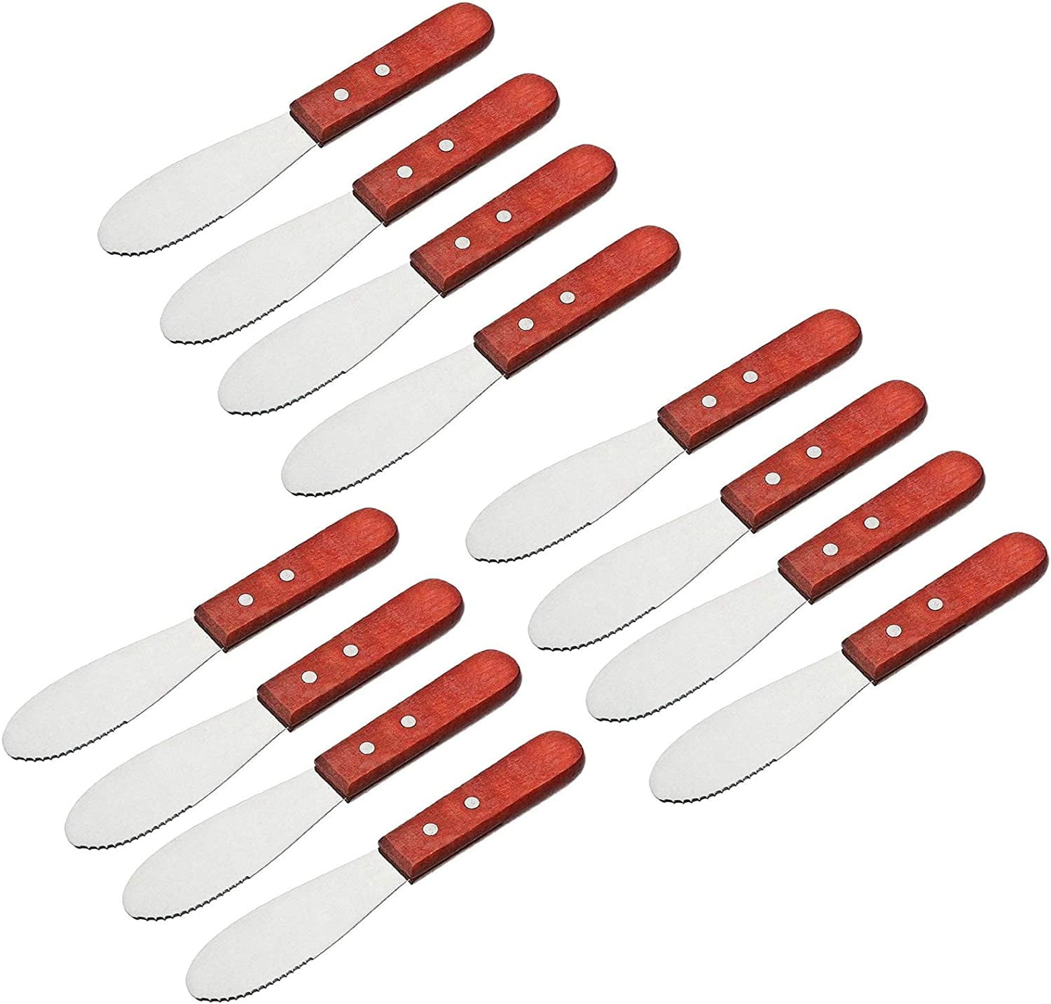 Zhuge Stainless Steel Straight Edge Wide Butter Spreader Deluxe ...