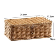 Zhuge Storage Box for Pantry Organizer and Storage,Perfect for Bathroom,Cabinet,Kitchen,Fridge,Closet Organization Supplies 11.02*6.89*3.74inch A12