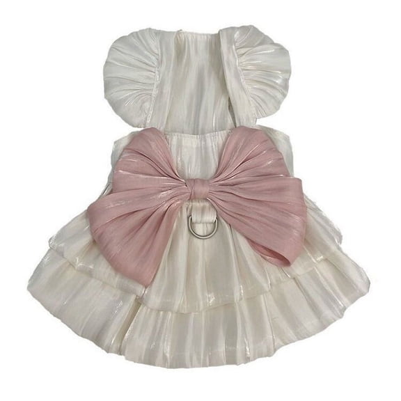 Zhuge Sweet Puppy Dog Dress,Cute Princess Cat Dresses Dog Skirt for Small Girl Dogs(A124,L)