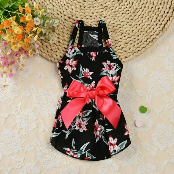 Zhuge Sweet Puppy Dog Dress,Cute Princess Cat Dresses Dog Skirt for Small Girl Dogs( A131,S)