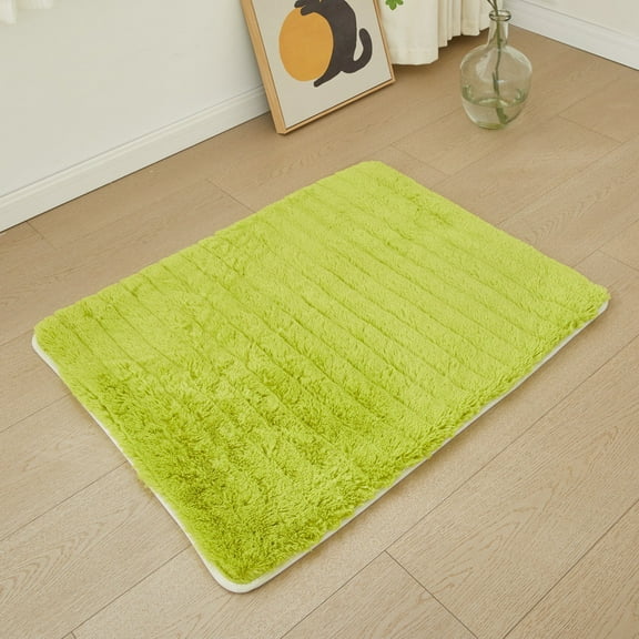 Zhuge Thermal Insulated Pet Mat, Washable for Cats, Outdoor Cat House & Indoor Warmth Pad - Green, 90x70cm, 1 Piece