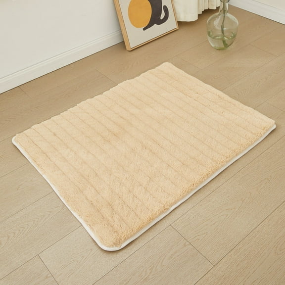 Zhuge Thermal Insulated Pet Mat, Washable for Cats, Outdoor Cat House & Indoor Warmth Pad - Khaki, 70x100cm, 1 Piece