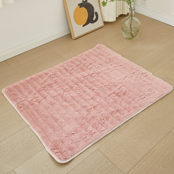 Zhuge Thermal Insulated Pet Mat, Washable for Cats, Outdoor Cat House & Indoor Warmth Pad - Pink, 50x70cm, 1 Piece