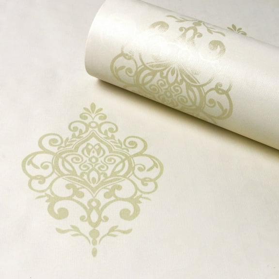 Zhuge Thickened Self-Adhesive Wallpaper - Fashionable, Personalized & Simple Design for Cabinets, Desks, Home & Kitchen Decor Stickers (Yellow)