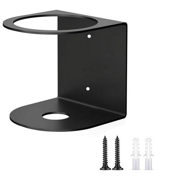 Zhuge Universal Steel spray Bottle Rack Heavy spray Bottle Rack Organizer Easy to Install Wall mounted Paint spray Bottle Organizer Garage Home Work Area Storage Rack (Single Hole)