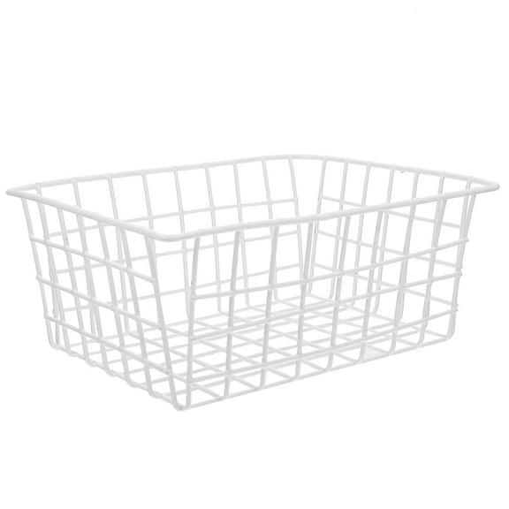 Zhuge Vertical Freezer Storage Rack - Heavy-Duty Metal Wire Basket, Stackable Design, Ideal for Fruits, Vegetables & Frozen Foods