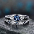 thumbnail image 1 of Zhuge Vintage Women Creative Design Personalized Fashion Women's Ring Engagement Ring Wedding Band Ring for Women（6）, 1 of 2