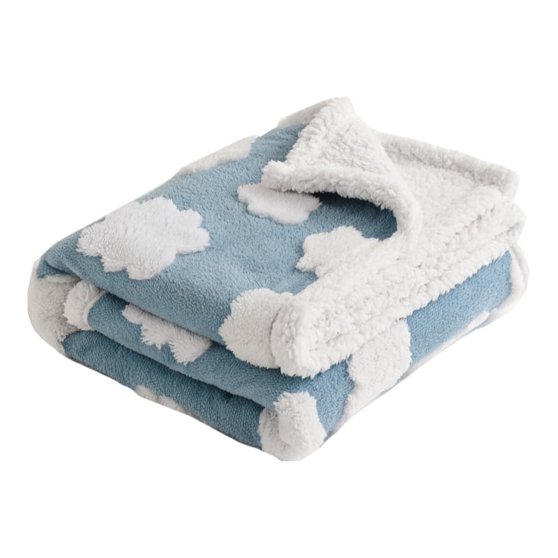 Zhuge Washable Pet Sleeping Mat & Throw Blanket for Small/Medium Dogs, Puppies & Cats, Couch Cover Protection with Soft Fleece-A, 100*71cm, 1 Piece