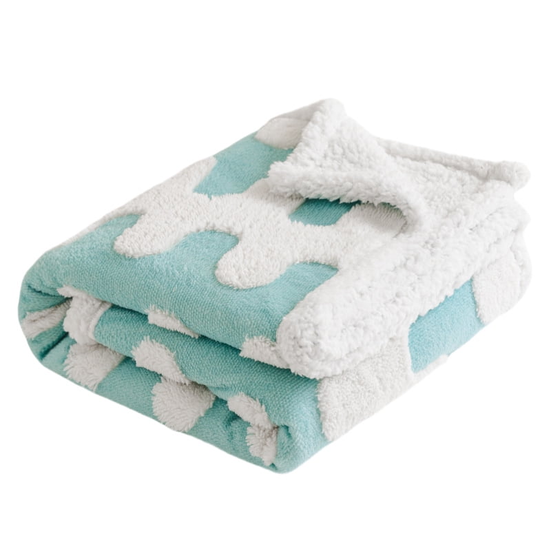 Zhuge Washable Pet Sleeping Mat & Throw Blanket for Small/Medium Dogs, Puppies & Cats, Couch Cover Protection with Soft Fleece-C, 100*71cm, 1 Piece