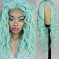 thumbnail image 1 of Zhuge Wavy Wig No Bangs Middle Parted Cosplay Hair for Daily Party,28in，A37, 1 of 2