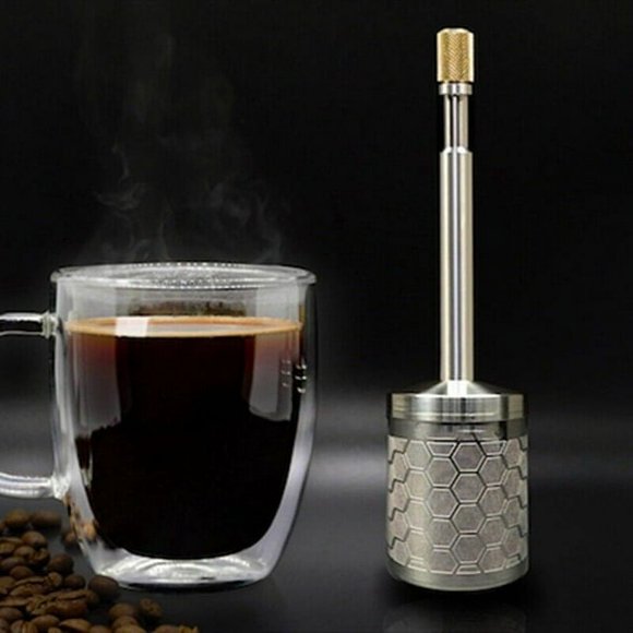 Zhuge Wear-Resistant Stainless Steel French Press Coffee Maker  34oz Capacity for Smooth, Bold Brews  1 Piece