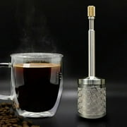 Zhuge Wear-Resistant Stainless Steel French Press Coffee Maker   34oz Capacity for Smooth, Bold Brews   1 Piece
