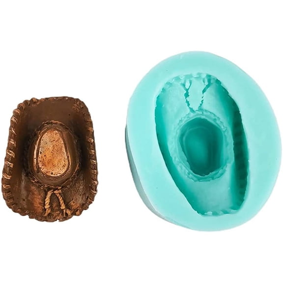 Zhuge Western Cow Hat Silicone Mold - Fondant Chocolate Cake Decoration Tool