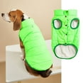 thumbnail image 1 of Zhuge Windproof Dog Winter Jacket Dog Coat Warm Dog Vest Cold Weather Pet Apparel with 2 Layers Fleece Lined for Small Medium Large Dogs (XXL, Green), 1 of 4