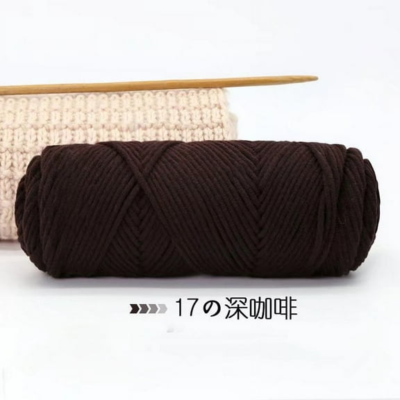 Zhuge Wool Yarn for Knitting & Crocheting Projects - Premium Hand Dyed Yarn, Soft & Durable Wool YarnHometown Yarn500g Weight YarnDark Brown