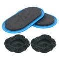 Zhuitw 1Pair Exercise Gliding Discs Dual Sided Fitness Sliding Plate