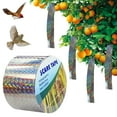 Zhuitw 2.4cmx50m/4.8cmx50m Double Side Laser Bird Scare Tape Keep Birds