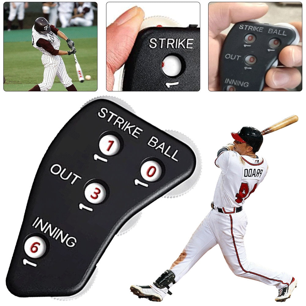 Zhuitw 4 Wheel Baseball Umpire Clicker Softball Umpire Indicator