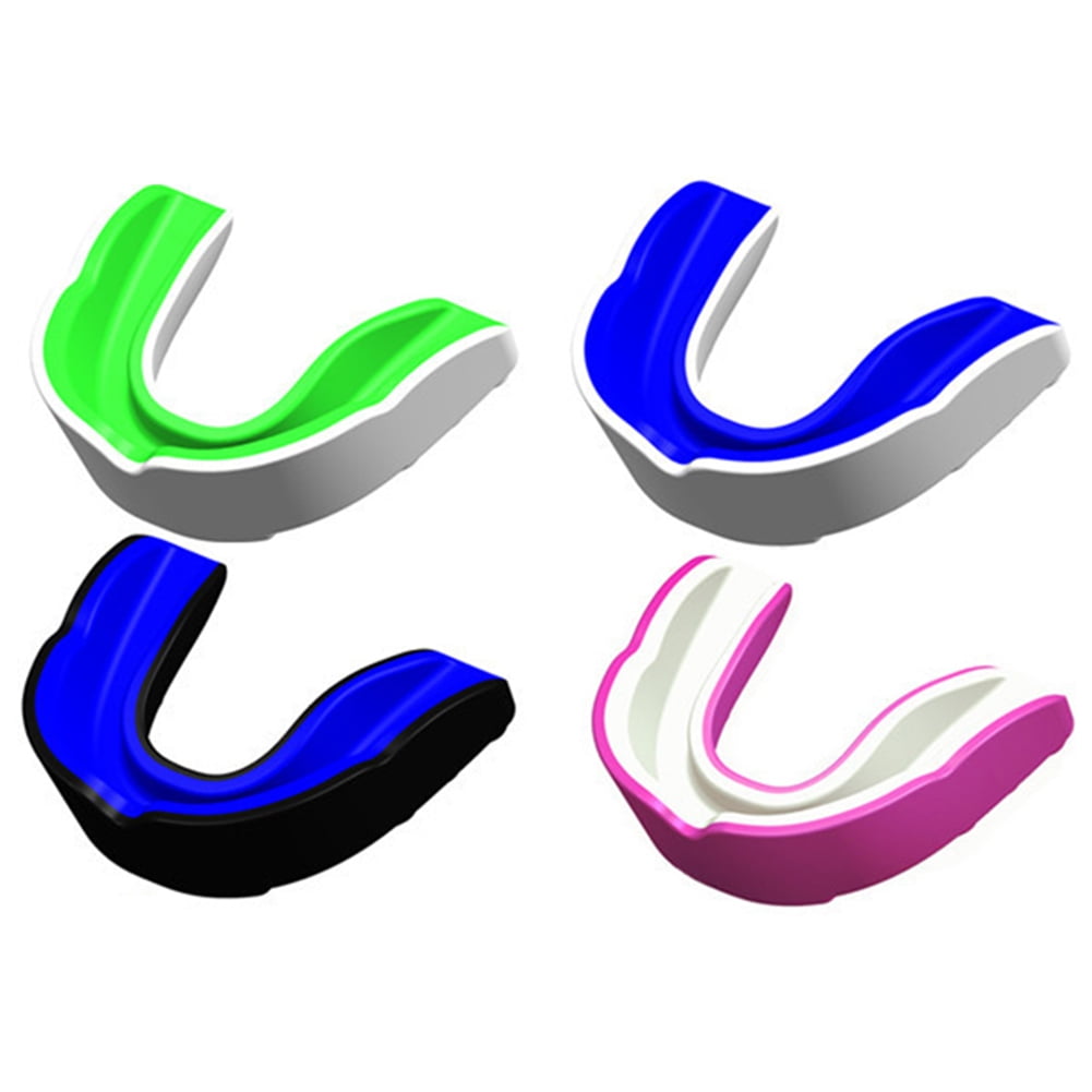 Zhuitw 4Pcs Mouth Guard Boxing Gum Shield Combat Sports Mouth Guard
