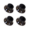 Zhuitw 4x Electric Guitar Speed Volume Tone Control Knob Cap for EPI LP