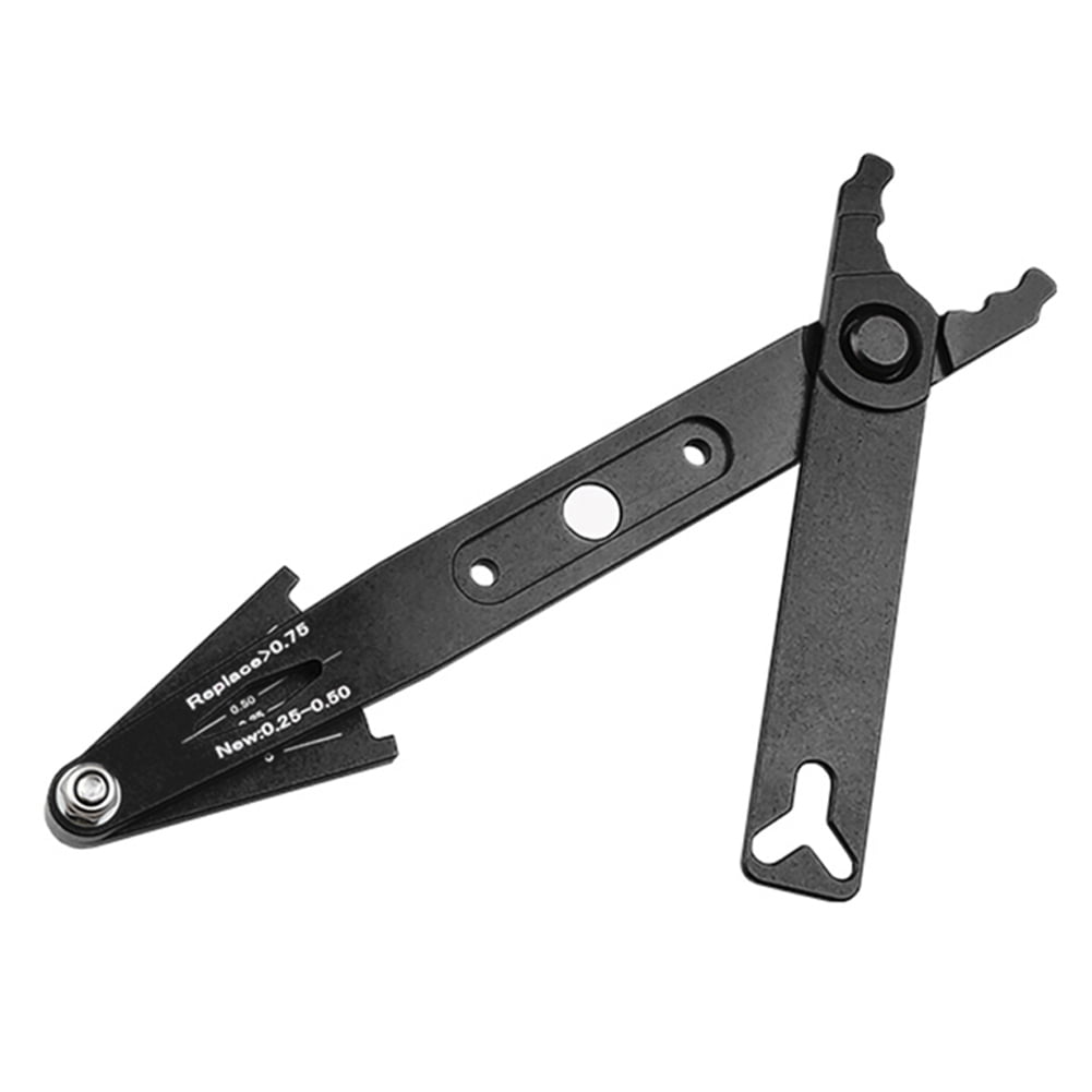 Zhuitw Bicycle Chain Measuring Ruler Aluminium Alloy Bicycle Chain Pin
