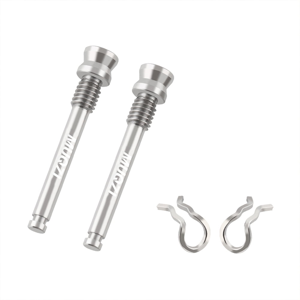Zhuitw Bike Alloy Disc Brake Caliper Bolts with Snap Rings Titanium