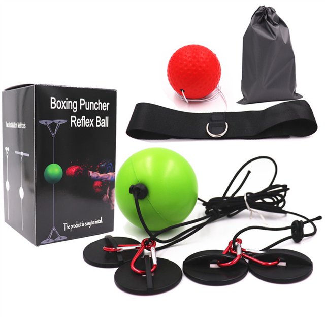 Zhuitw Boxing Reflex Speed Ball Headband/Hanging Boxing Training Balls