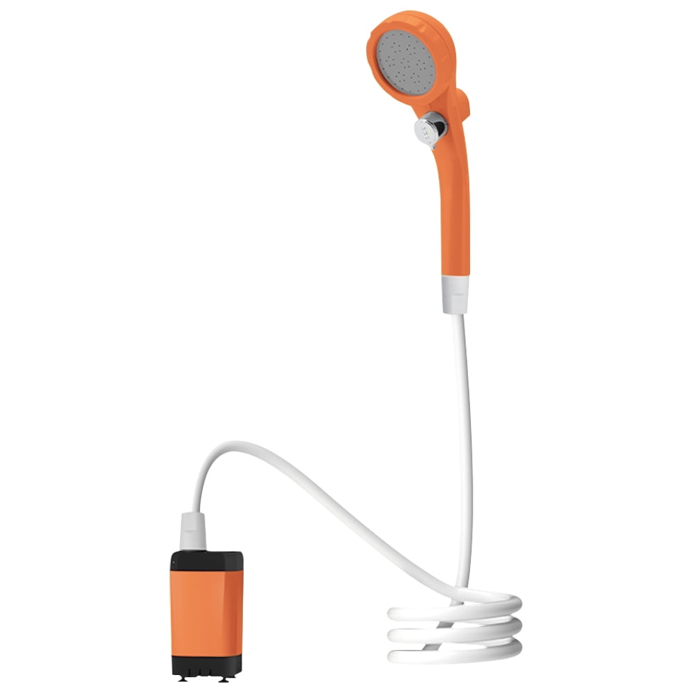 Zhuitw Camping Shower IPX7 Waterproof Electric Shower Pump with Digital