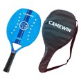 Zhuitw Carbon+Glass Fiber Beach Tennis Racket Sports Soft EVA Face