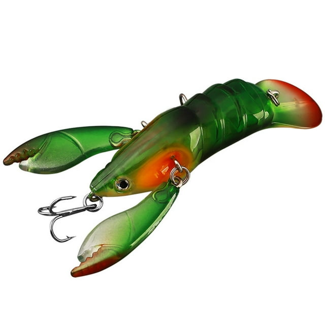 Zhuitw Crayfish Fishing Lures with Hook Bionic Hard Bait Fishing Bait