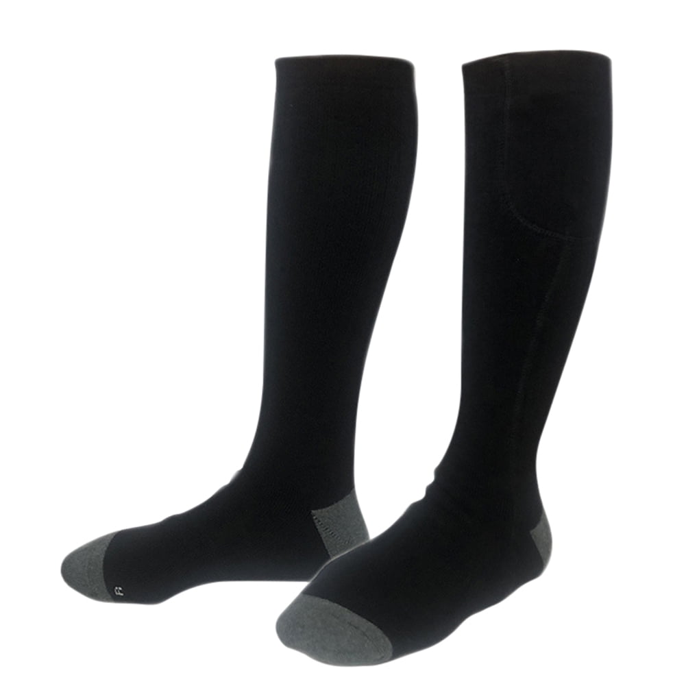 Zhuitw Electric Socks Constant Temperature Electric Heated Sock (Black