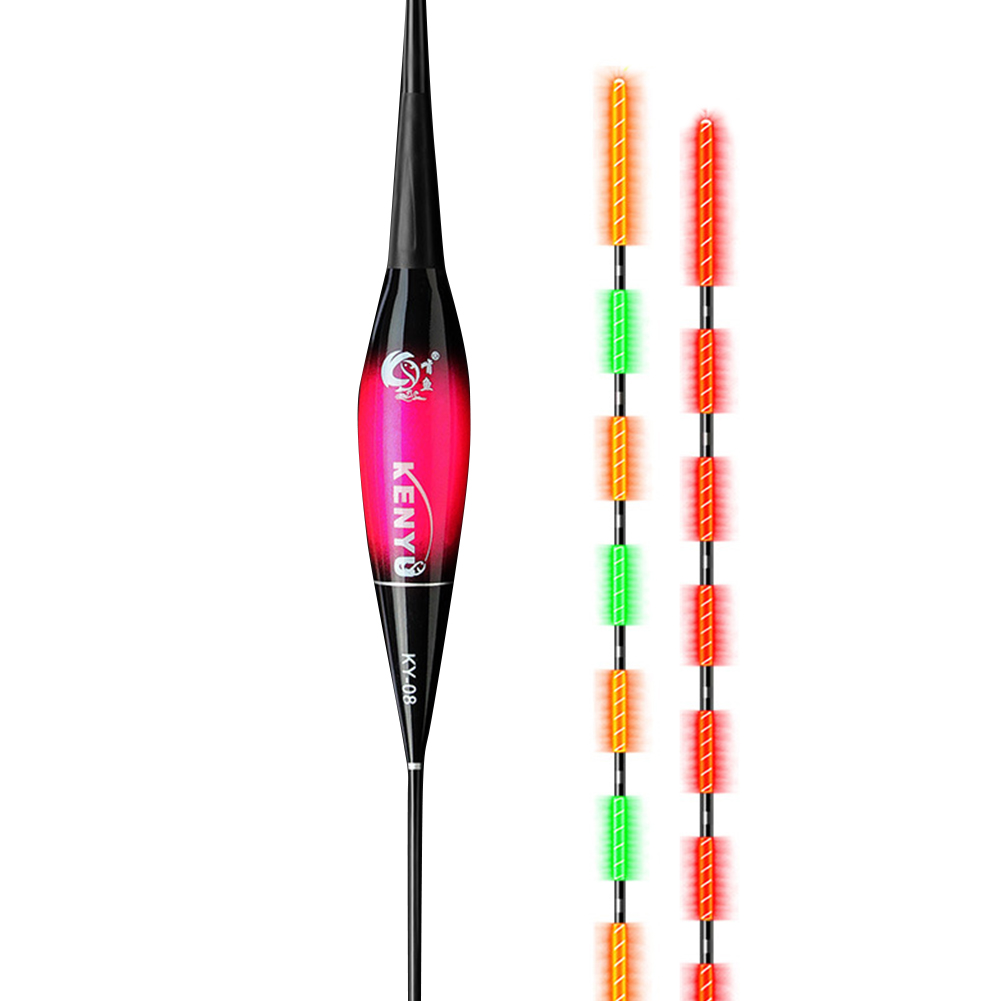 Zhuitw Electronic Floats Luminous Bite Hook Bobbers Glow Buoy Fishing