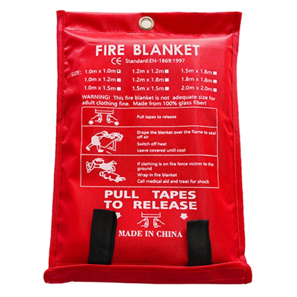 Zhuitw Fire Blanket Emergency Fire Blanket Flame Retardant Protection