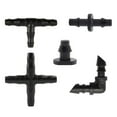 Zhuitw Fittings Kit Watering System Drip Irrigation Barbed Connectors