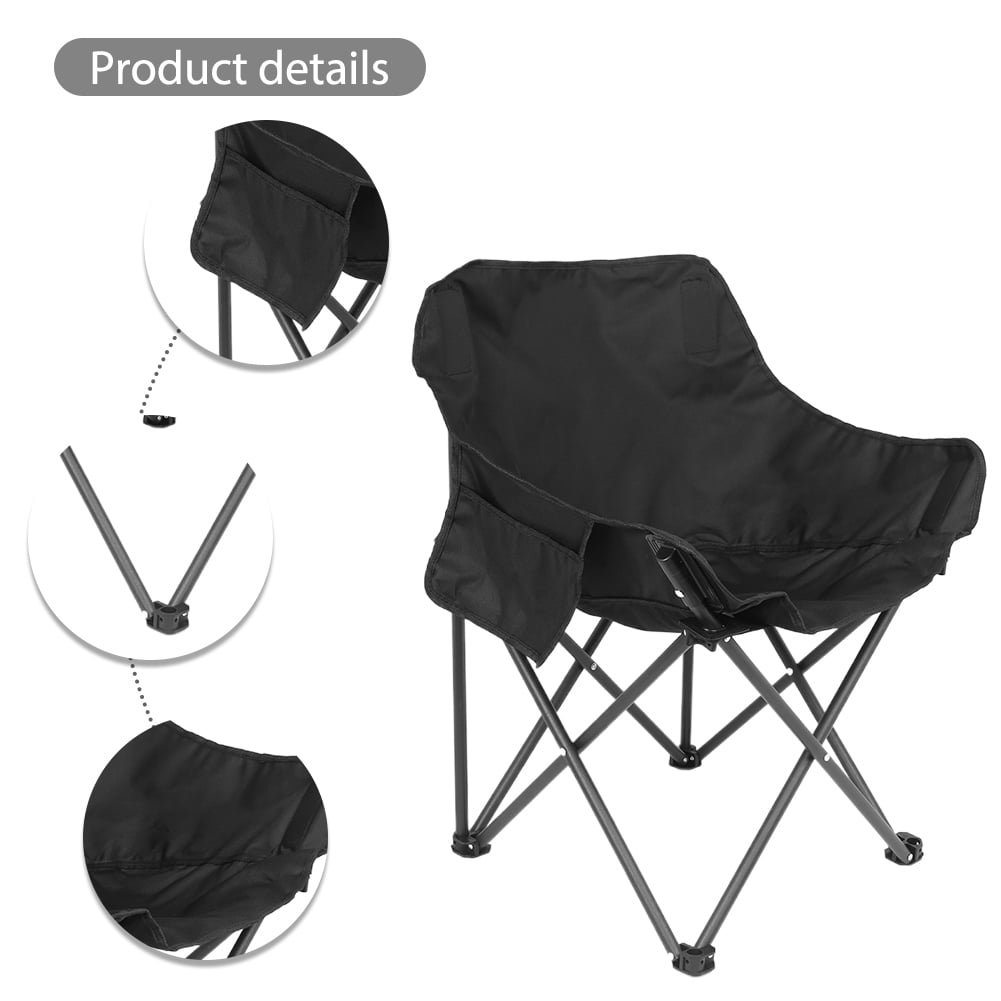 Zhuitw Folding Camping Chair Foldable Fishing Chair Ultralight Compact