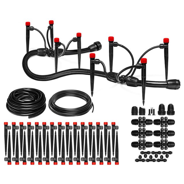 Zhuitw Greenhouse Complete Watering System Adjustable Greenhouse Micro