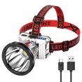 Zhuitw IPX4 Waterproof Portable Head Lamp 3 Light Modes Motion Sensor