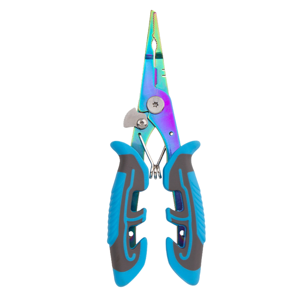 Zhuitw MultiFunctional Fish Mouth Pliers Stainless Steel Fishing