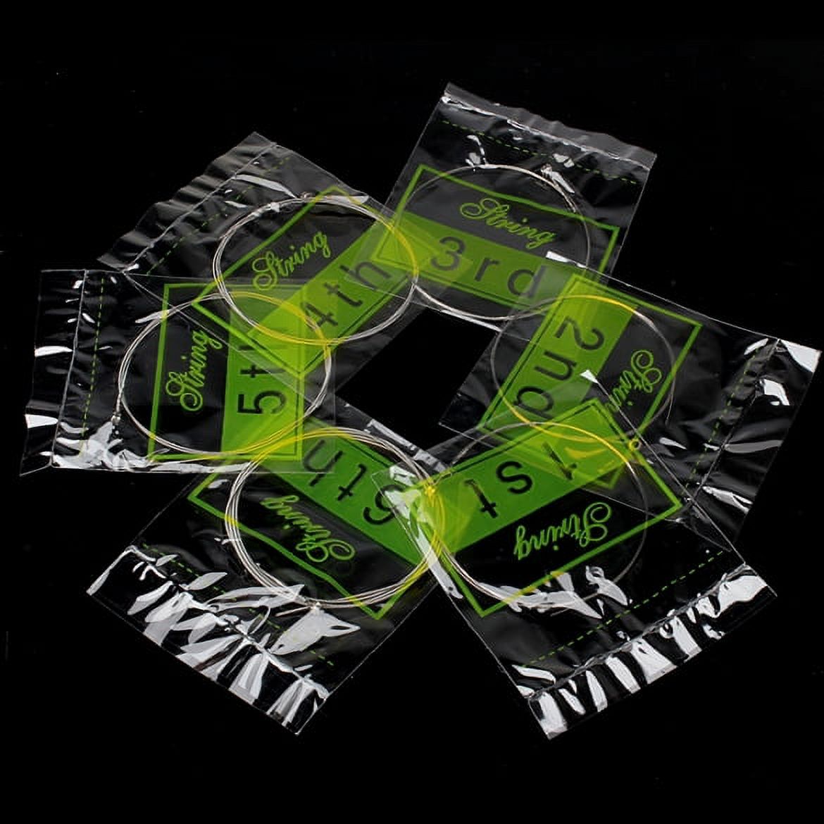 Zhuitw New Acoustic Guitar Set of Electric Guitar 6 Steel Strings XL150