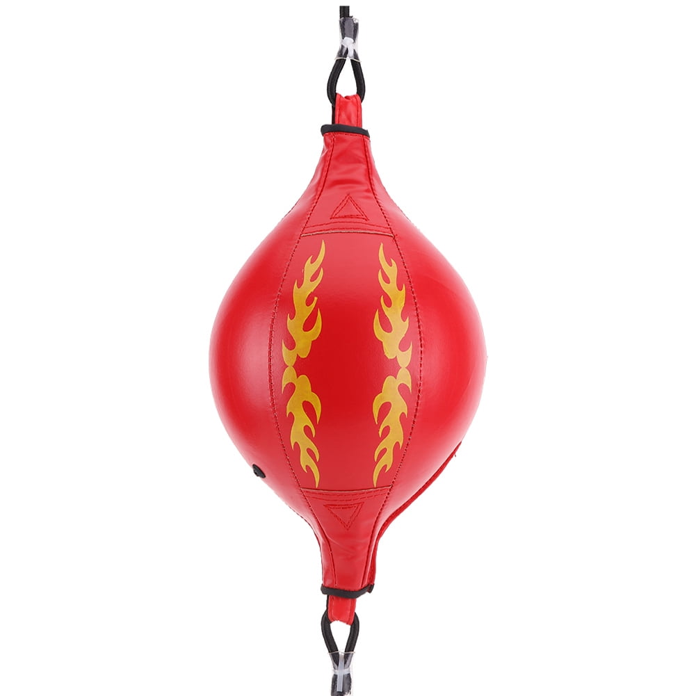 Zhuitw PU Leather Inflatable Punching Bag Muay Thai Punch Boxing Ball