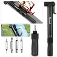 Zhuitw Portable Bicycle Pump Multifunctional MTB Road Bike Inflator