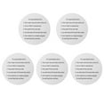 Zhuitw Round Adhesive Patches Heat Resistant Transparent Inflatable