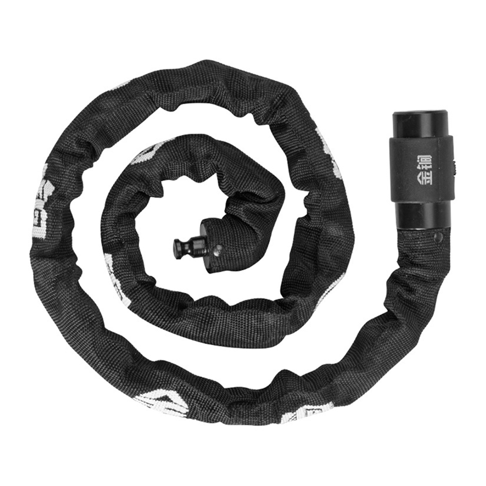 Zhuitw Safety Bicycle Chain Lock Bike Locks Heavy Duty AntiTheft with