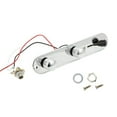 Zhuitw TL Electric Guitar Control Plate with Socket 3Way Circuit Board